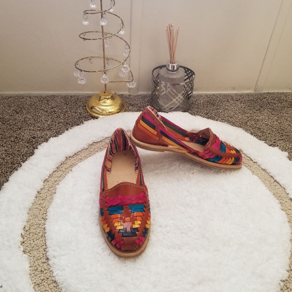 Colorful Huaraches/Flats Handmade - Picture 3 of 7